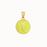 Grand Slam Charm Add-On, Stunning Baseball Jewelry Accent for Necklace or Bracelet, Perfect Sports Fan Gift charm