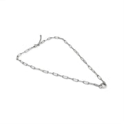 Stainless Steel Paperclip Carabiner Charm Holder Necklace Chain Necklace