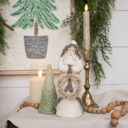 9" Antiqued Silver Belsnickle - Nifty Decor & More