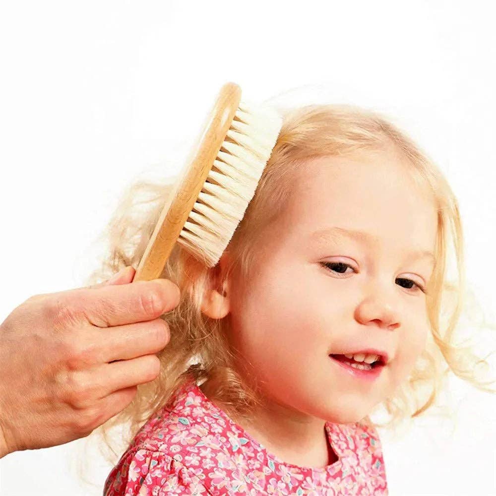 Personalized-Engraved Baby’s 1st Hair Brush & Comb - 4 piece set