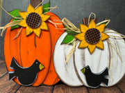 Fall Pumpkins & Crows    