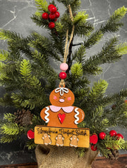 Grandma's Perfect Batch Ornament  3 Mini Gingerbread  