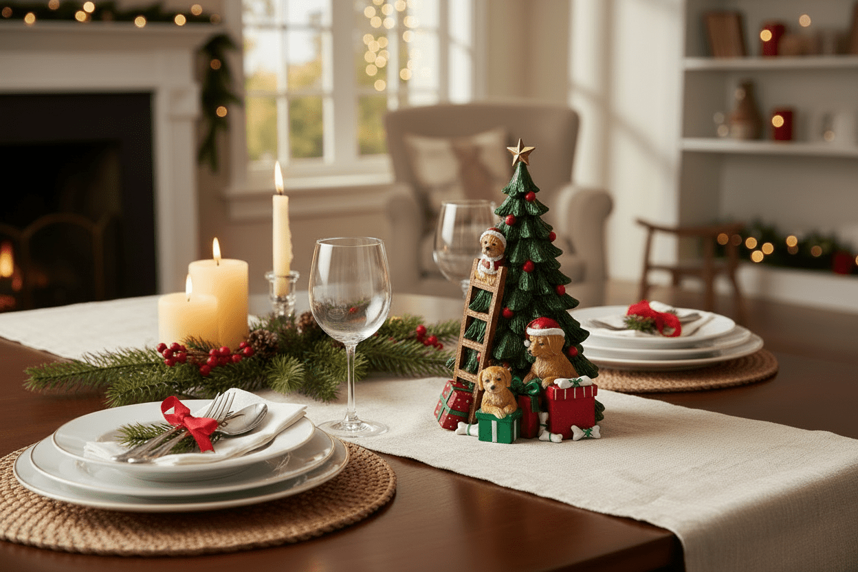 9.5" A Doggone Christmas Tree - Nifty Decor & More