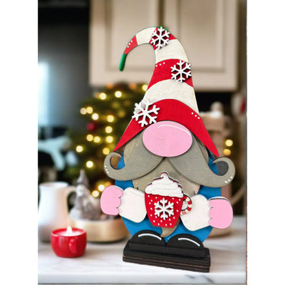 Hot Cocoa Gnome Christmas Shelf Sitter   