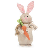 Natural Color Bunny with Blessed Tag | Spring Decor, Farmhouse Easter Decor, Bunny Decoration, Easter Gifts & Home Accents