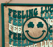 Lucky Charm Face Wall Decor | Irish Home Decor, Good Luck Art, St Patrick's Day Decoration, Charming Wall Accent for Any Room