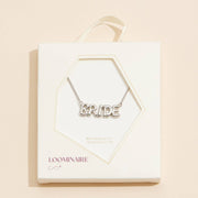 BRIDE 18K Gold Dipped Necklace White Gold 4DN18090 One