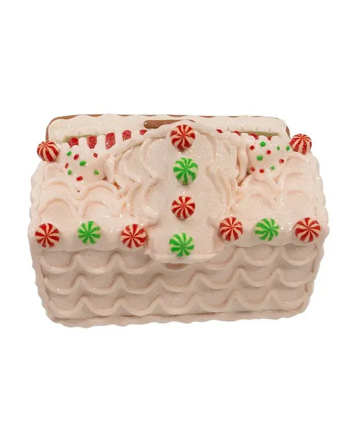 9"B/O LIGHT UP GINGRBRD HOUSE TABLEPIECE - Nifty Decor & More