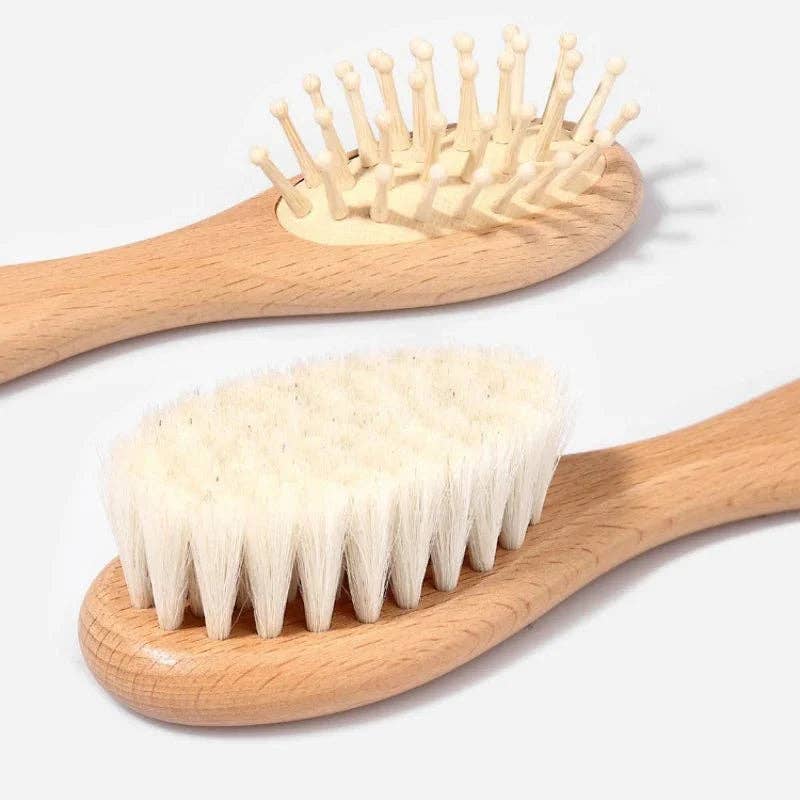 Personalized-Engraved Baby’s 1st Hair Brush & Comb - 4 piece set