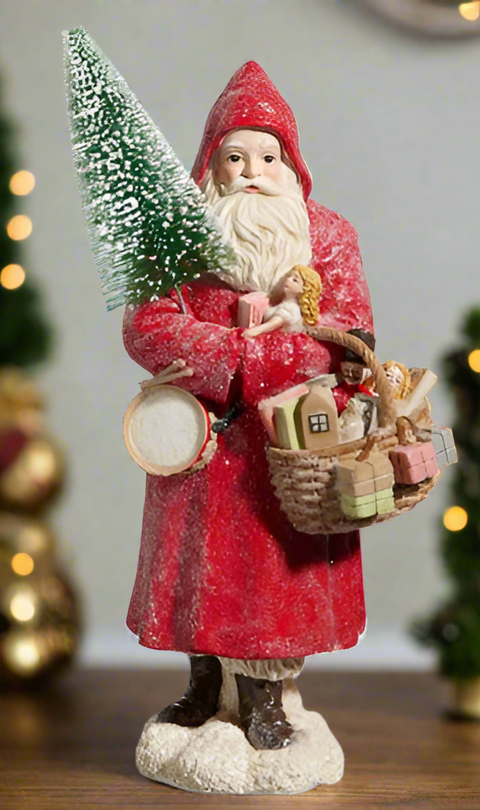 RAZ -11" Red Vintage Santa