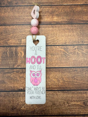 Valentine's Day Bookmarks Hoot