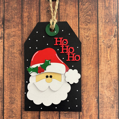 Christmas Tag Sign Christmas Wall Décor Santa  