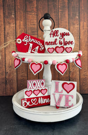 Valentine Love Tiered Tray Tiered Tray   