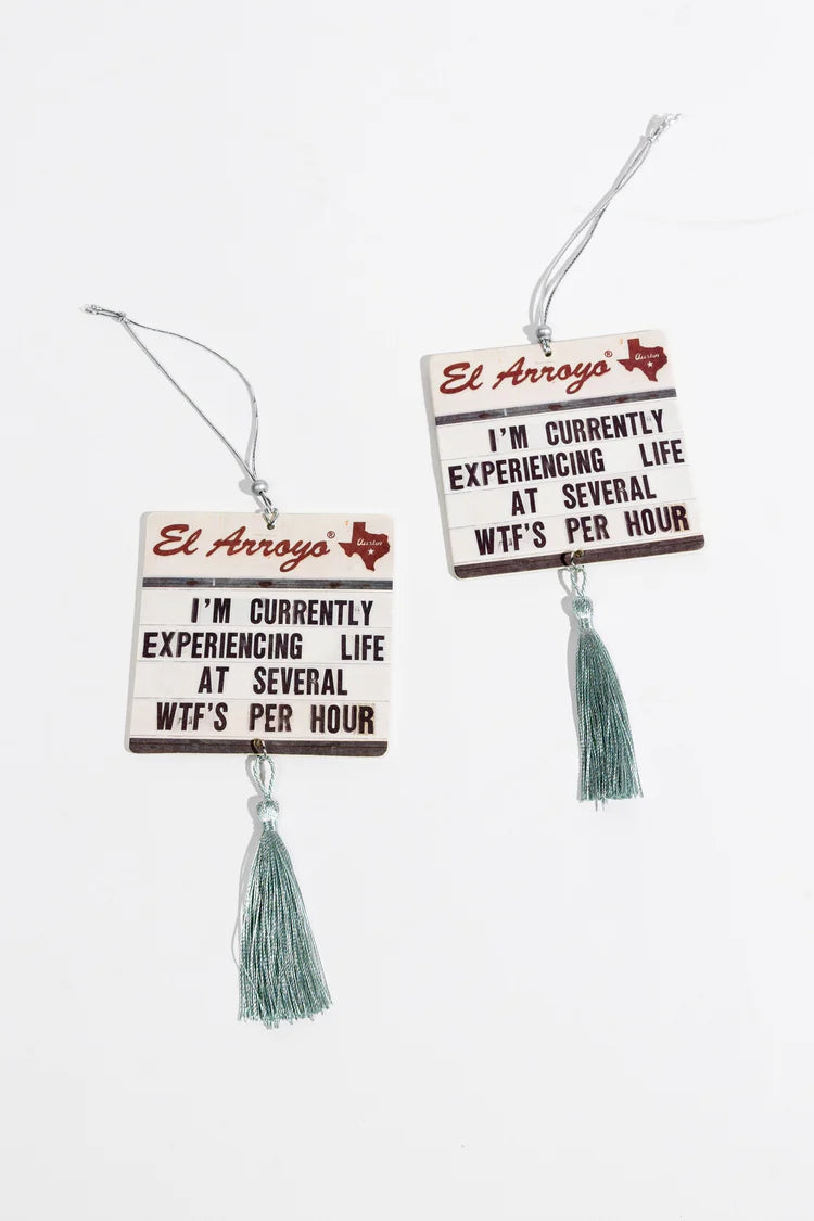 Car Air Freshener (2 Pack) - WTF's Per Hour Car Air Freshener