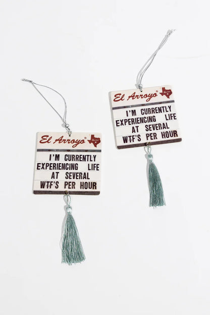 Car Air Freshener (2 Pack) - WTF's Per Hour Car Air Freshener