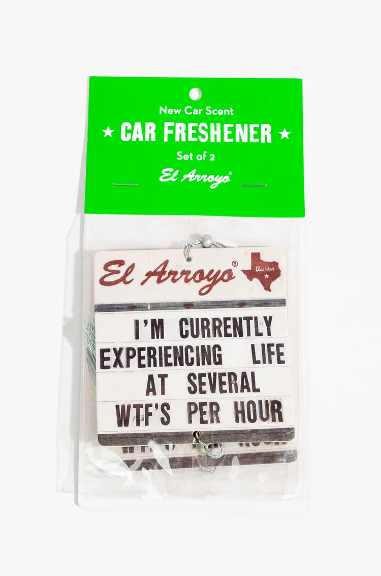 Car Air Freshener (2 Pack) - WTF's Per Hour Car Air Freshener