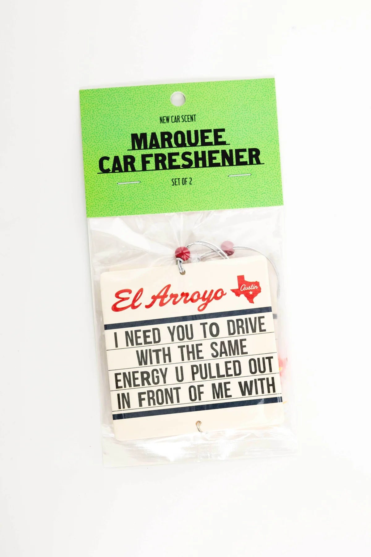 Marquee Car Freshener (2 Pack) - Same Energy