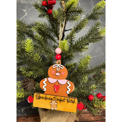 Grandma's Perfect Batch Ornament Christmas Ornament 1 Mini Gingerbread