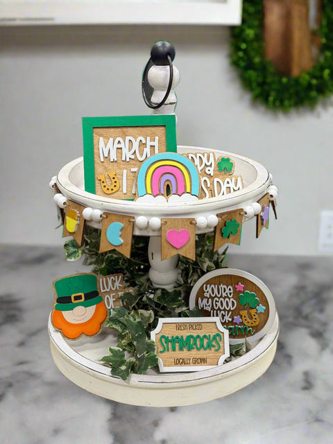 St. Patrick’s Day Tiered Tray