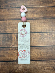 Valentine's Day Bookmarks Donut