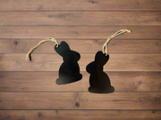 Cutout Bunny Chalkboard Tags - CTW