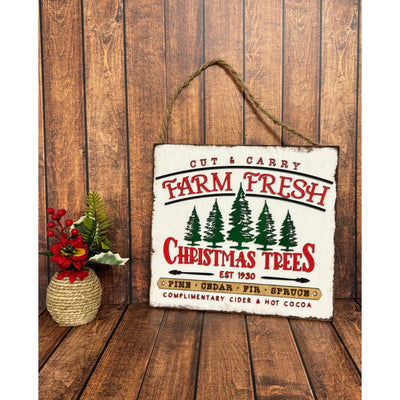 Farm Fresh Christmas Trees Christmas Wall Décor   