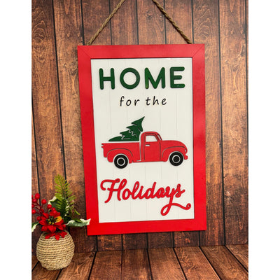 Home for the Holidays Christmas Wall Décor   