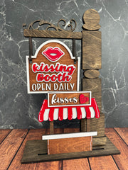 Valentine Mini Post Add Ons Interchangeable Add On Kissing Booth  