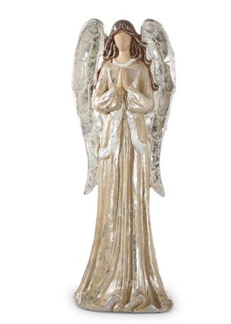 RAZ - 23" Gilded Angel Christmas Shelf Sitter   