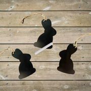 Cutout Bunny Chalkboard Tags - CTW