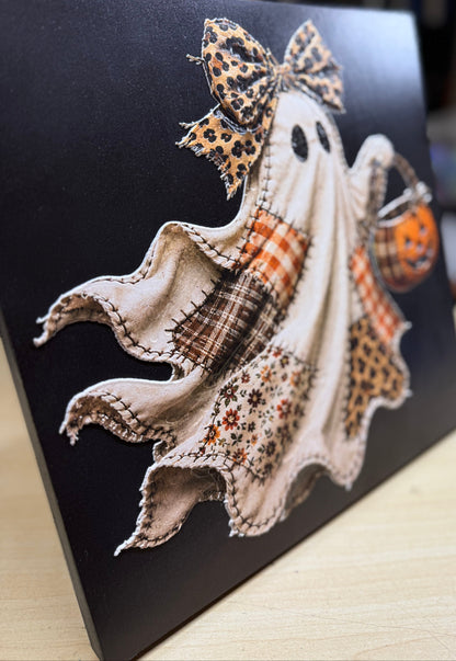 Quilted Patch Work Ghost Frame