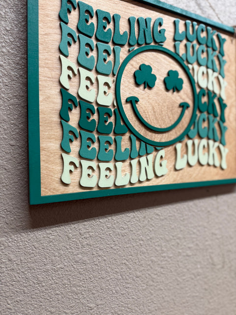 Lucky Charm Face Wall Decor | Irish Home Decor, Good Luck Art, St Patrick&