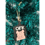 Farm Animal Ornaments Ornament Oink  