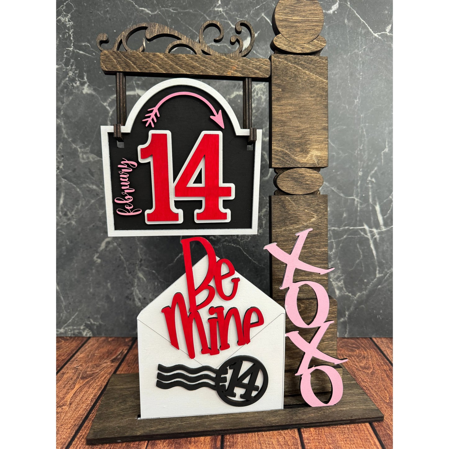 Valentine Mini Post Add Ons Interchangeable Add On Be Mine  