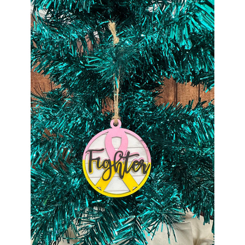 Cancer Awareness Ornaments Christmas Ornament Fighter  
