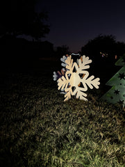 Metal Snowflakes Outdoor Decor outdoor decorations