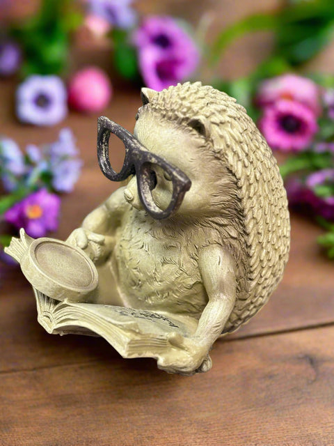 Spring Garden Critters: Charming Resin Figurines for Outdoor Decor, Home Accents, Perfect for Garden Lovers & Collectors Hedgehog