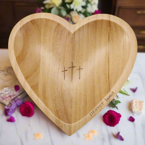 Heart Prayer Dough Bowl with Cards