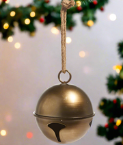 RAZ - 11.25" Antique Gold Jingle Bell Ornament RAZ Collection