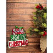 Christmas Word Stackers Christmas Shelf Sitter Holly Jolly  