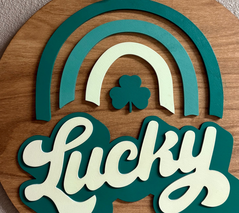 Lucky Rainbow Wall Art | St. Patrick&