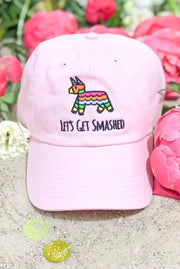 It's My Final Fiesta | Let's Get Smashed - Embroidered Bachelorette Party Dad Hats Bachelor embroidered ballcap