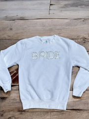 Embroidery Fringe -BRIDE-Premium Crewneck Sweatshirt
