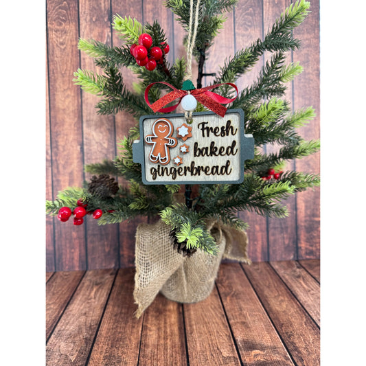 Fresh Baked Gingerbread Ornaments Christmas Ornament