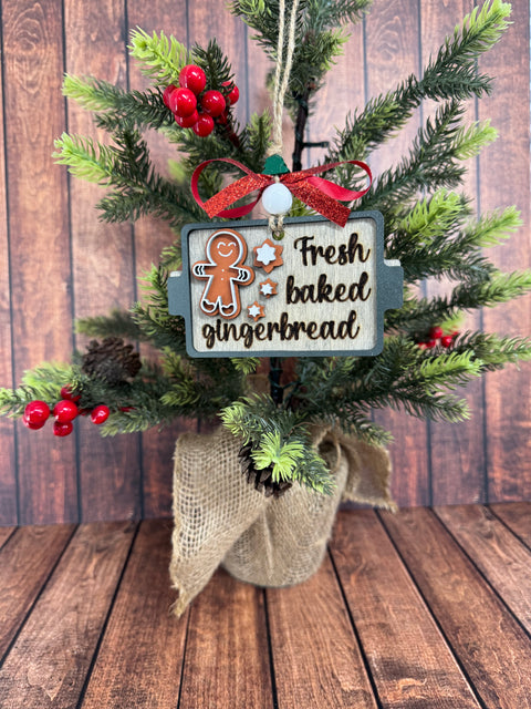 Fresh Baked Gingerbread Ornaments    