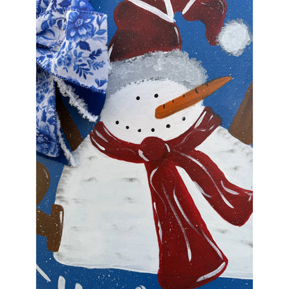 Snowman Welcome Hanger    