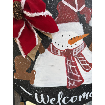 Snowman Welcome Hanger    