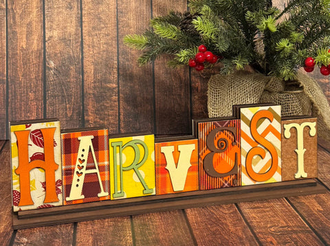 Harvest - Give Thanks Block Letters    