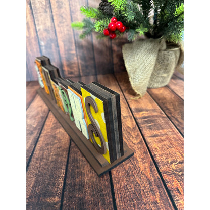 Harvest - Give Thanks Reversible Block Letters