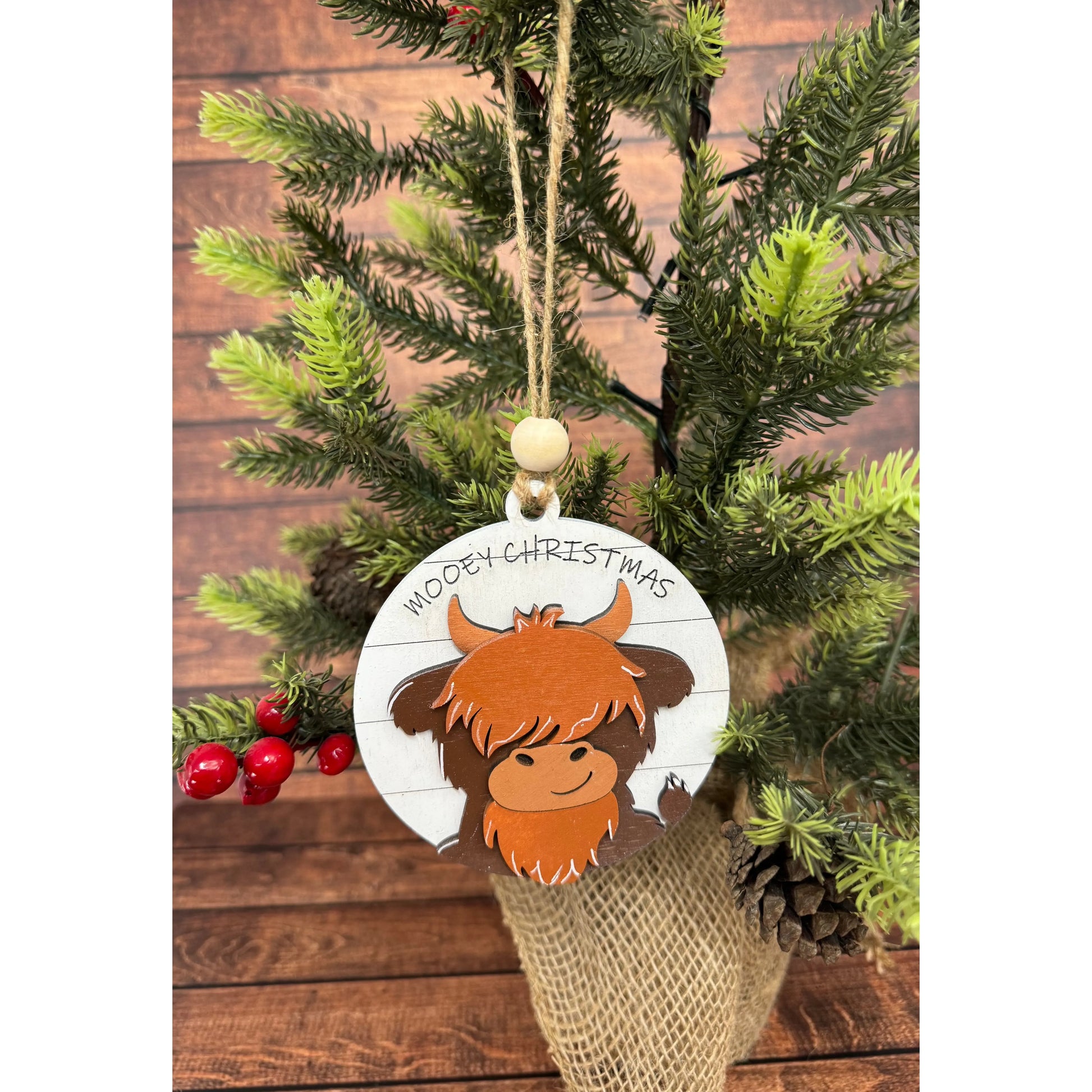 Mooey Christmas Ornaments Christmas Ornament   